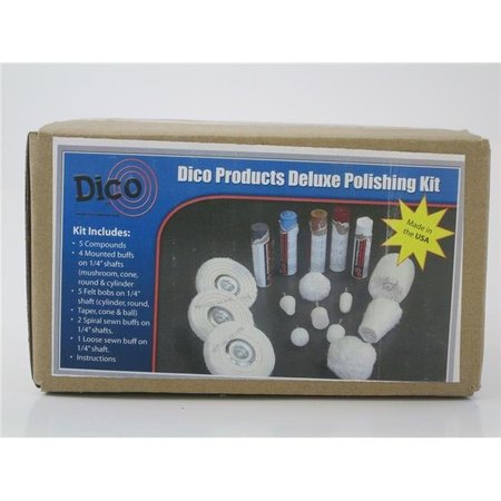 DICO Dico 7500087 Deluxe Buffing Kit - 17 Piece 7500087